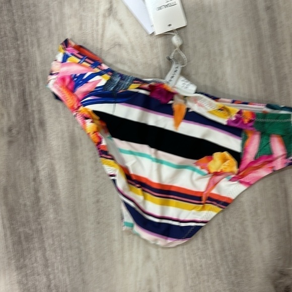 Trina Turk women's white treasure cove hipster bikini bottom size 10 NWT - Picture 6 of 7